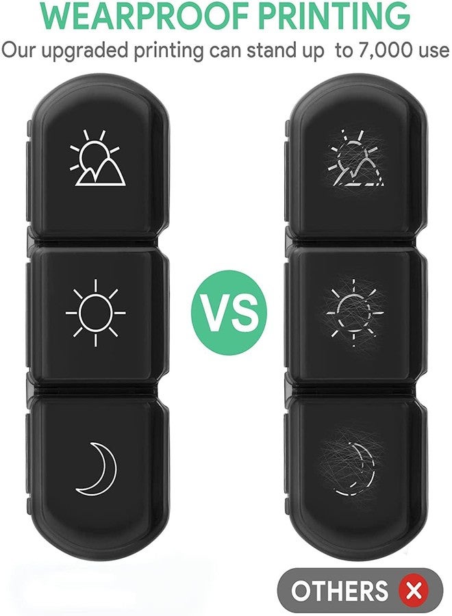 MGNLR Weekly Medicine Organizer Box - Portable Travel Pill Box 7 Day with Large Pill Containers, Light-Proof Pill Case For Vitamins, Medication, Supplements And Fish Oils (Medicine Organizer Box) - Image 4